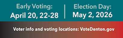 Early Voting: April 20, 22-28 | Election Day: May 2, 2026